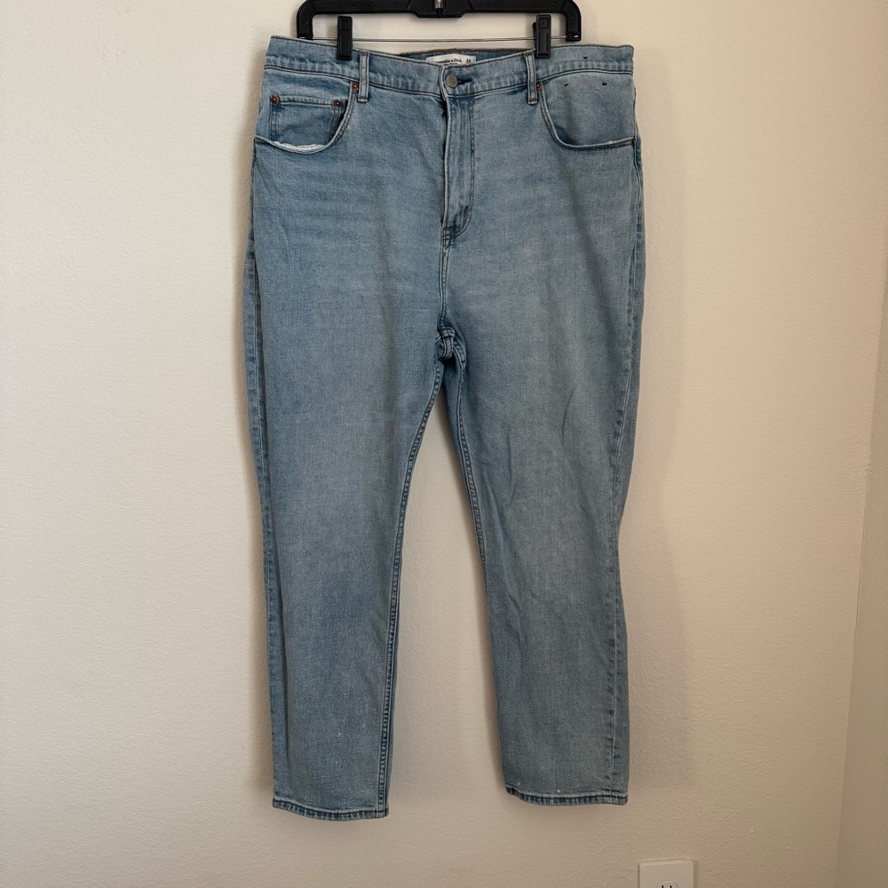 Abercrombie & Fitch Blue Denim straight Jeans - size 18